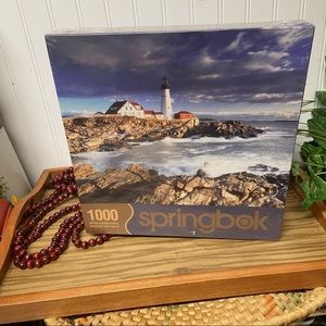 New Sealed Springbok 1000 Lighthouse Portland Head, Maine